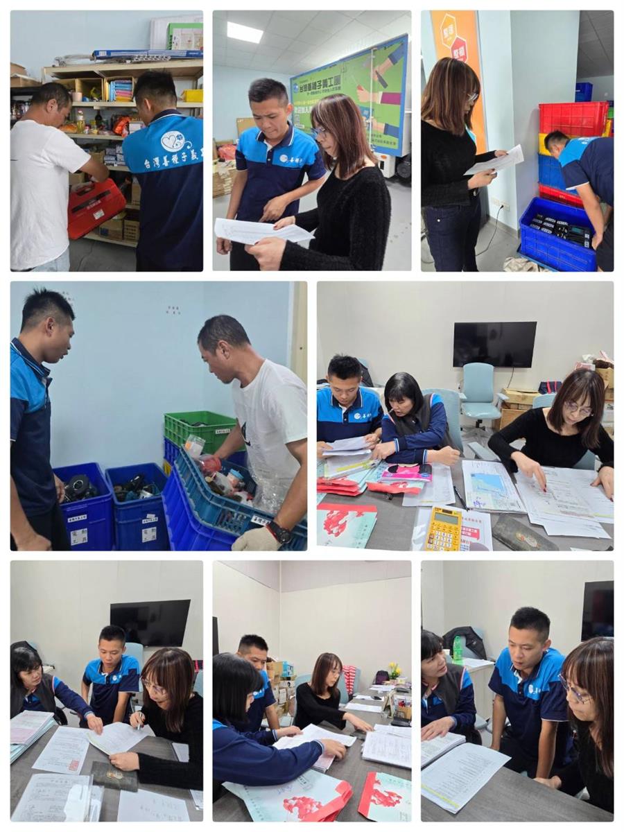 第三屆監事會114年12月進行下半年度，「財務/倉庫」監察。